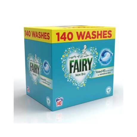 【NO. 1 sale !!! over 10000 sold !!!!】Fairy Non Bio Pods. 140 Washes. Laundry Detergent. Washing Liquid Tablets/Capsules